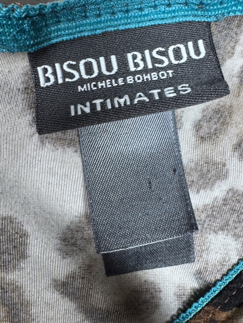 Bisou Bisou Intimates Babydoll Leopard Animal Print Mini Nightgown Dress Size XL - Picture 15 of 16